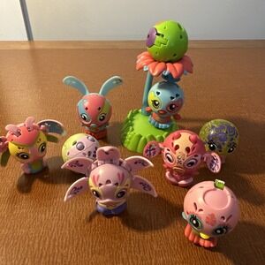 Spinmaster Zoobles Spring To Life Toy Figures/ Lot Of 9